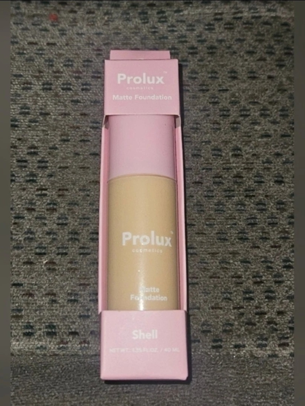 Prolux Cosmetics Matte Foundation In Shell BNIB 1.35fl Oz / 40ml